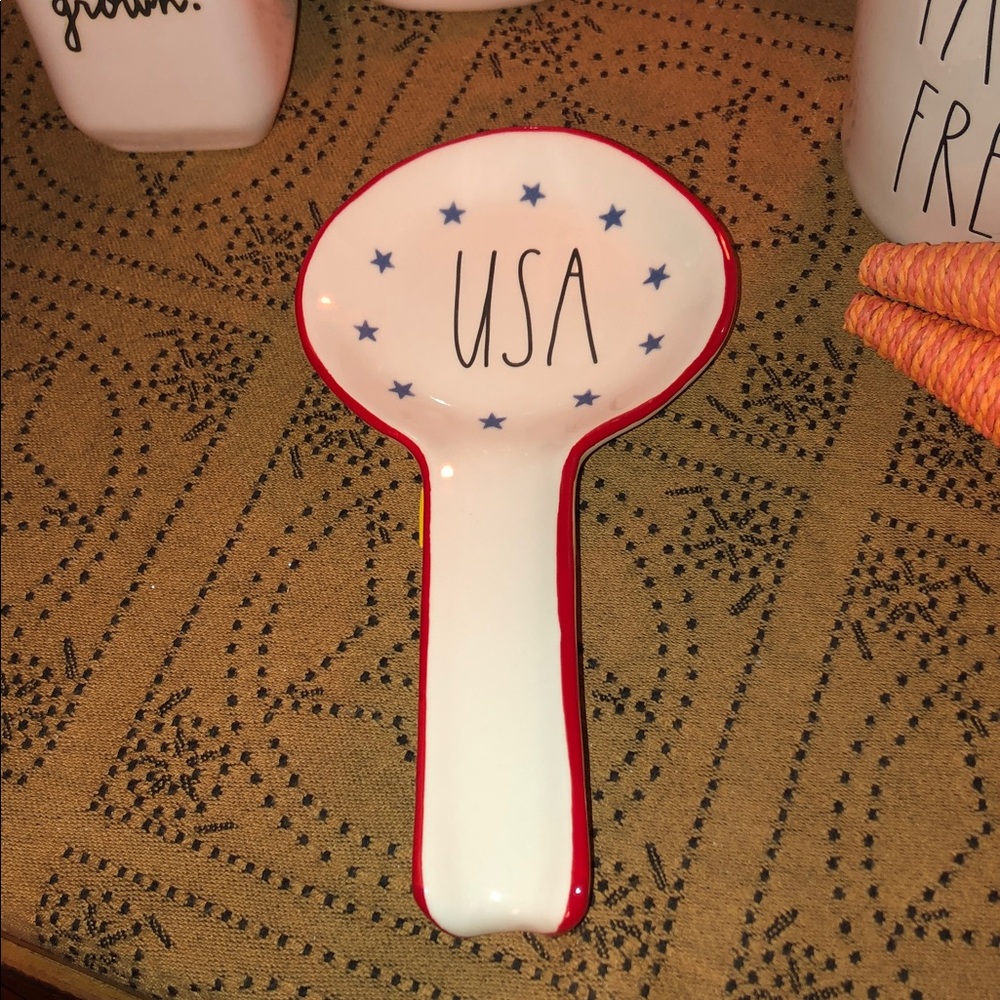 Rae Dunn USA Spoon Rest with Stars